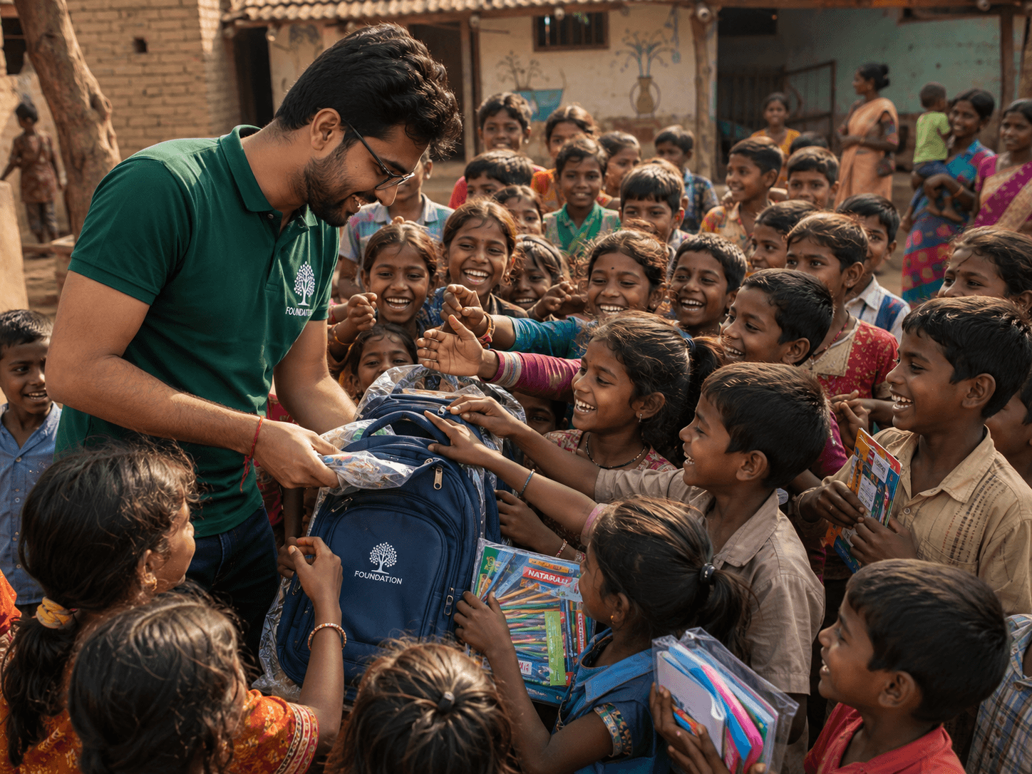 Jharkhand · Ranchi School Kit Distribution